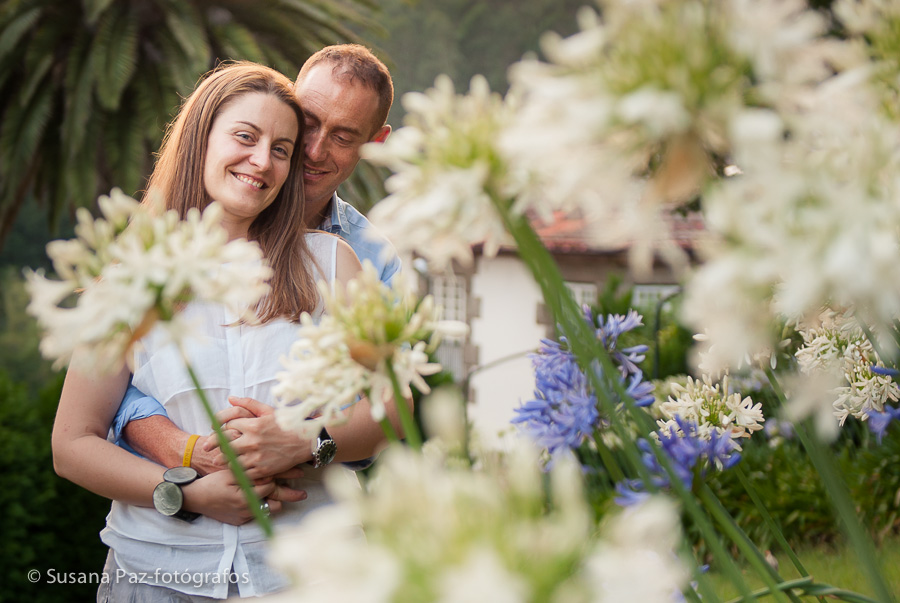 Fotos previas a la boda de Mariana y Marcos. En Pazo de Tambre, Sierra de Outes, muy cerca de Santiago de Compostela.