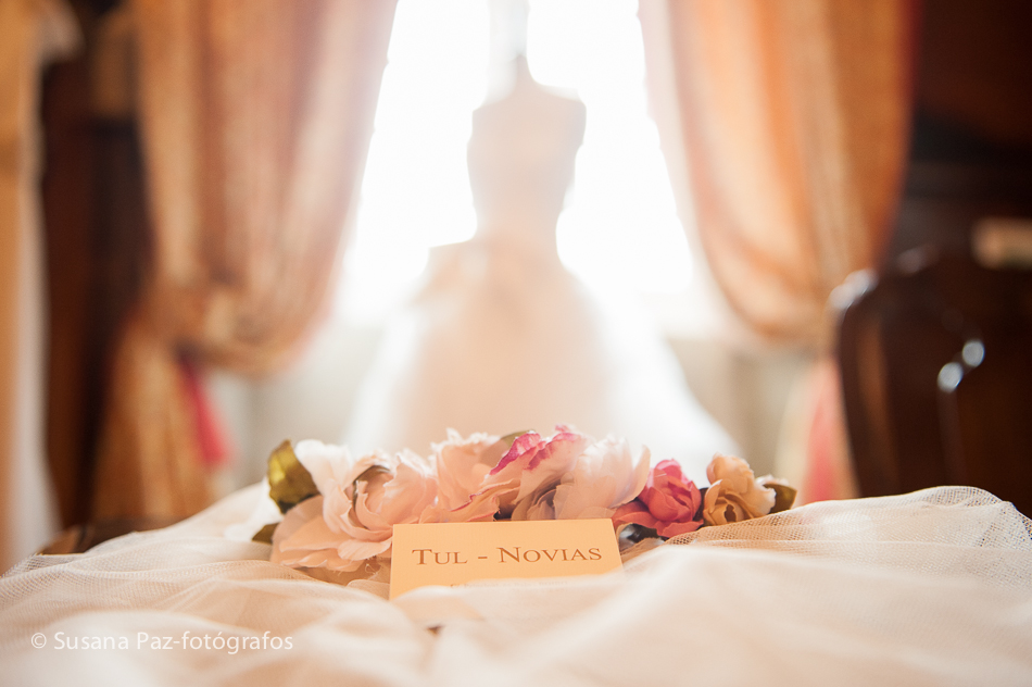 Pazo do Tambre 2016. La vie en rose. Tul - Novias.