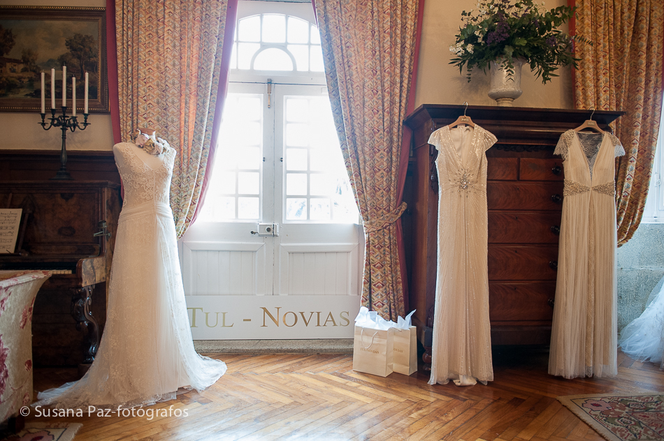 La vie en rose. Tul - Novias. Pazo do Tambre 2016