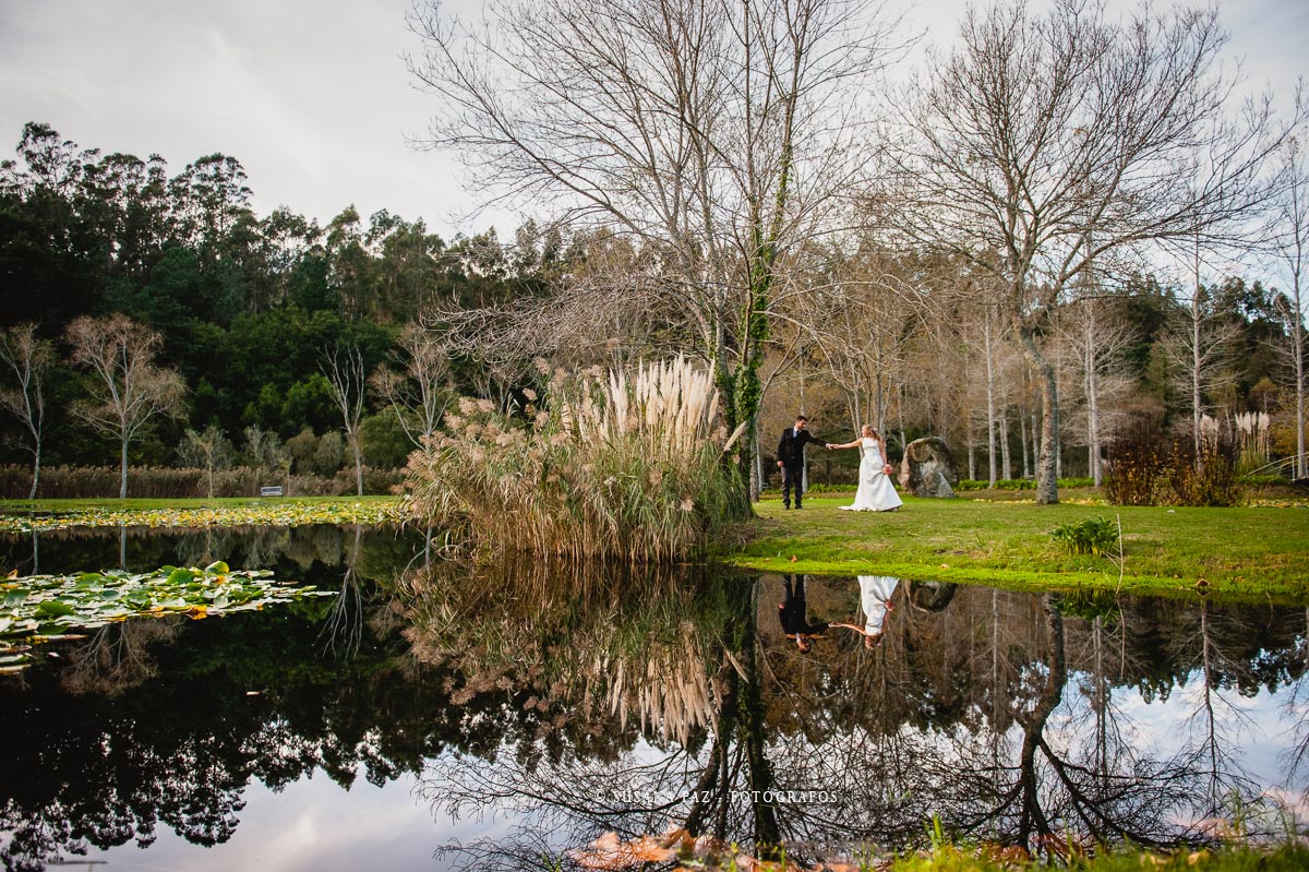 Jardines y Lagos en el Pazo do Tambre. El mejor Pazo para Bodas en Santiago de Compostela.